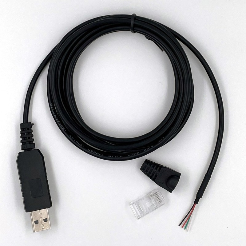 USB to RS232 Cable - Generic, Self-Crimp, 2.5m