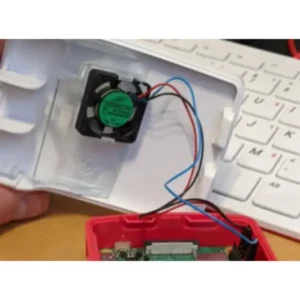Case Fan and heatsink for Raspberry Pi 4 Official case